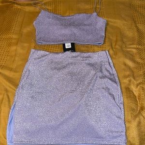 Glittery two piece set